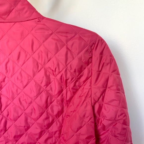 NWT Brooks Brothers Pink Quilted Jacket sz 0 XS / SM - Picture 14 of 15